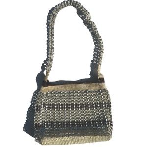 Handmade homemade up cycled soda can tabs crochet purse